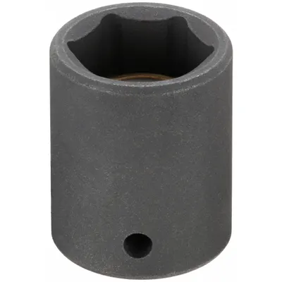WESTWARD Impact Socket: 1/4 in Drive Size, Metric, 15 mm Socket Size, 6-Point - 1/4" Drive Impact Sockets