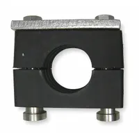 BEHRINGER PIPE SYSTEMS Vibration-Dampening Beta Clamp: Ribbed Bore, Steel Clamp, For 1 Lines (MPN R7H30540-PP)