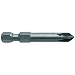 Impact-rated #2 Phillips (PH2) bit with standard hex shank, made from S2 steel. Suitable for driving screws with impact drivers in general fastening tasks. Supplied as a 5-pack.