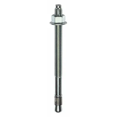MKT FASTENING 3/8"-16 x 4" Thread Steel Wedge Anchor, Zinc Plated, 20-Pack - Steel Wedge Anchors