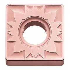 Square (S) indexable turning insert for general turning, facing, and profiling operations on metal workpieces. Available in two size designations: SNMG432ZS and SNMG120408ZS. Designed for use with compatible tool holders.