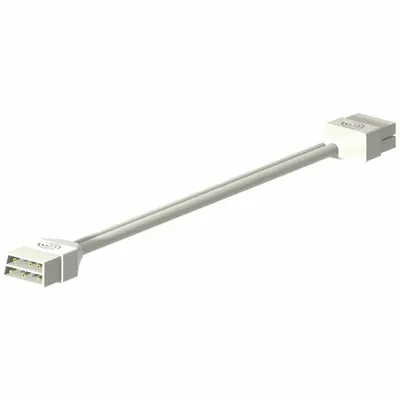 REMPHOS Linking Cable, 6 in Lg, 1/4 in Wd, 3/10 in Ht, 10-Pack - Cords & Wiring