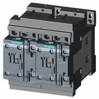 SIEMENS IEC Magnetic Contactor: Reversing, 3 Poles, 3NO Contacts, 12 A, 120V AC Coil (MPN 3RA23248XB301AK6)