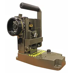 This manual key duplicator from BEST features a steel cutter and steel construction. With a machine height of 17 inches, width of 9 inches, and depth of 13 inches, it is suited for workbench use in locksmithing, facility maintenance, and security applications requiring on-site key replication.