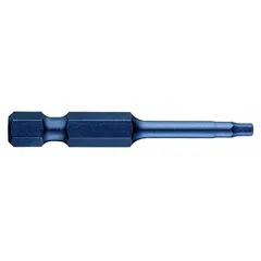 Imperial hex head impact bits with 1/8-inch size, standard length, and impact rating. Suitable for driving fasteners with impact drivers in general assembly, maintenance, and repair tasks.