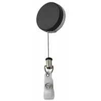 Badge Holder: Strap, Horizontal/Vertical, 3 3/4 in Overall Ht, 1 5/8 in Overall Wd, Black (MPN G422)