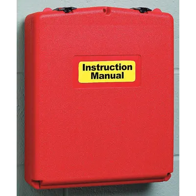 JUSTRITE Document Box: 15 3/4 in Overall Ht, 13 1/8 in Overall Wd, 3 5/8 in Overall Dp - Safety