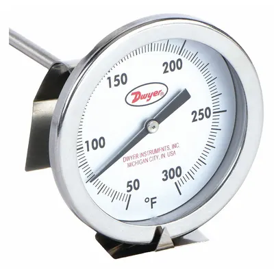 Dwyer CBT1750131 Clip-On Dial Thermometer - General Purpose Vat & Pan Clip-On Dial Thermometers
