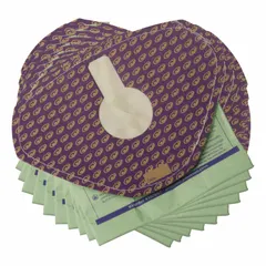 This dry pickup, paper, 2-ply vacuum bag is designed for ProTeam backpack vacuums. It is compatible with manufacturer part numbers 107714, 107716, 107726, and 107667. Suitable for capturing fine dust and debris in commercial cleaning applications.