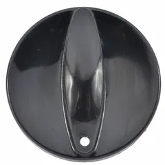 Replacement control knob for HVACR equipment, including thermostats, valves, and panel switches. Provides a secure grip for manual adjustment in heating, ventilation, air conditioning, and refrigeration systems.
