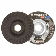General-purpose cut-off wheel for carbon and stainless steel. Type 27 depressed center design with 60 grit. Suitable for cutting, slotting, and notching in metal fabrication and maintenance applications.