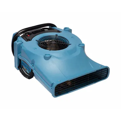 DRI-EAZ Low Profile Centrifugal Blower: 885 cfm, 1/4 hp, Fixed Frame, 115V AC, Variable Speeds - Low-Profile Portable Blowers