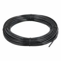 PARKER Tubing: Polyurethane, ID 1/8 in, OD 1/4 in, 100 ft Lg, Black (MPN 95U-4-062-BLK-0100)