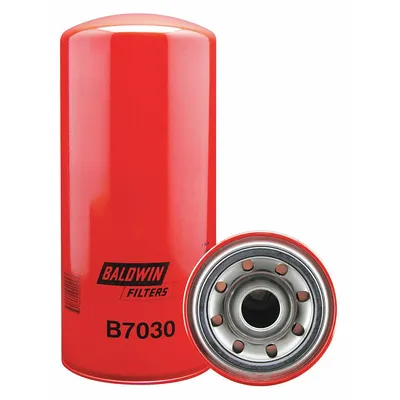 BALDWIN FILTERS Oil Filter: B7030, M36 x 1.50 Thread Size, 12 1/8 in Overall Ht, Oil - Spin-On Oil Filters