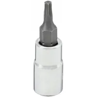 WESTWARD Socket Bit: 1/4 in Drive Size, T10 Tip Size, 1 1/2 in Overall Lg, Fixed Insert, Torx