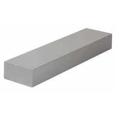 This C2 micrograin carbide tool blank measures 3/16 in wide by 3/32 in thick, part of the 777 Series. It is used for machining wear-resistant cutting tools, dies, and punches in general-purpose metalworking applications where hardness and edge retention are required.