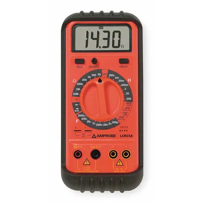 AMPROBE LCR Meter: 200 pF to 2 mF, 20 ohm to 20 megaohm, 200 uH to 200 H - LCR Meters