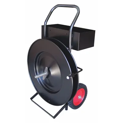 MIP Dispenser,Regular Duty,for Oscillated Wo: 3/8 in Min. Strapping Wd - Strapping Carts for Plastic Strapping