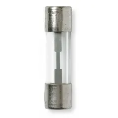 Fast-acting midget fuse rated 50 A at 32 V AC. Non-indicating type with dimensions 13/32 in x 1 1/2 in. Used for overcurrent protection in control panels, power supplies, and branch circuits requiring quick response to faults.