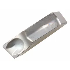 The KYOCERA TKR24KW10 is a precision-ground indexable insert for cutoff and grooving operations on lathes and automatic screw machines. It is designed to part off workpieces in metalworking applications, producing clean cuts in a range of materials.