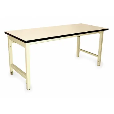 PRO-LINE Workbench: Adj Ht, Laminate, 72 in x 30 in, 5,000 lb Overall Load Capacity - Heavy-Duty Open-Base Workstations