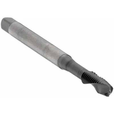 WIDIA GTD Spiral Flute Tap: #4-40 UNC, H2 / 3B, 2 Flute, Plug Chamfer - Spiral-Flute Taps for Aluminum