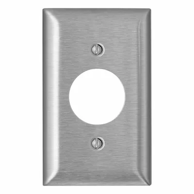 LEVITON Wall Plate: Single Circular Opening, 1 Gang - General Purpose Wall Plates