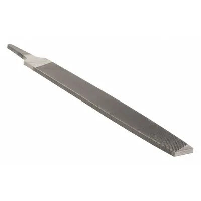 NICHOLSON Machinists File: Rectangular, Second Cut, 8 in Lg without Tang, 3/4 in Wd - Tapered Double-Cut Rectangular Files