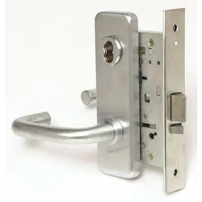 BEST Door Lockset: Office Lever Locksets, Chrome, ADA Compliant