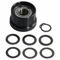 This STEELMAX radius roller is a precision milling head component made of stainless steel. It is designed for use with the SM-BM18 model to form radiused contours on workpiece surfaces in industrial machining operations