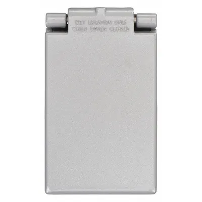 HUBBELL KILLARK Weatherproof Cover: Copper-Free Aluminum, FCL-GF/FST/FZ, Duplex Receptacles - Aluminum & Zinc Weatherproof Electrical Box Covers