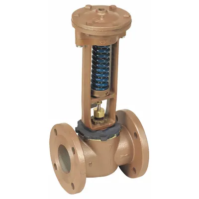 Watts Water Pressure Reducing Valve: NPT x NPT, 3 in Pipe Size, Copper Silicon Alloy - High Capacity Water Pressure Regulators