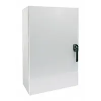 WIEGMANN Enclosure: Steel, 24 in x 16 in x 6 in, NEMA 12/13/3R/4, Solid Cover, Hinged, Painted (MPN N4122416063PTC)