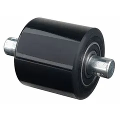 This lift wheel kit is a replacement part for Dayton pallet jacks, specifically designed for model 5NP21. It features a black polyurethane tread bonded to a steel core. Used to restore lifting function in pallet jacks operating in warehouses and distribution centers.