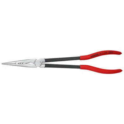 KNIPEX Needle Nose Plier: 2 1/8 in Max Jaw Opening, 11 in Overall Lg, 3 in Jaw Lg - Long-Reach Needle-Nose Pliers