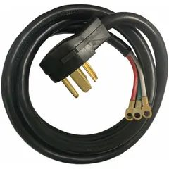 Thermal fuse for Whirlpool ovens. Interrupts the electrical circuit if the oven overheats, providing a safety shutdown. Used as a replacement part in ovens to prevent overheating hazards.