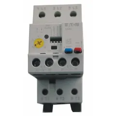 IEC electronic overload relay for motor protection, with 3 poles, 1 normally open and 1 normally closed auxiliary contact, and phase loss sensitivity. Frame size L, compatible with contactors of frame sizes L, M, N, and R. No thermal units required. Suitable for use in industrial control panels, conveyors, pumps, and HVAC systems.