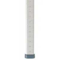 METRO Shelving Post: 61 3/16 in x 1 3/4 in, Taupe, Polymer (MPN MX63UP)