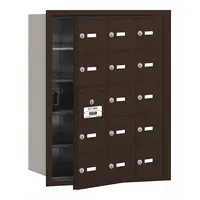 Mailbox: 4B+, 15 Doors, Horizontal, 29 3/4 in H x 22 3/4 in W x 16 1/2 in D, Recessed Mounting (MPN 3615ZFU)