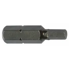 Imperial hex insert bit with 1/20 in industry size, standard hex head, and impact-rated S2 steel construction. Suitable for high-torque fastening in industrial assembly and maintenance. Sold in a 5-pack.