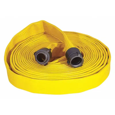 JAFRIB Fire Hose: Attack Fire Hose, Single Jacket, 2 1/2 in Hose Inside Dia, 50 ft Hose Lg - Attack Fire Hoses