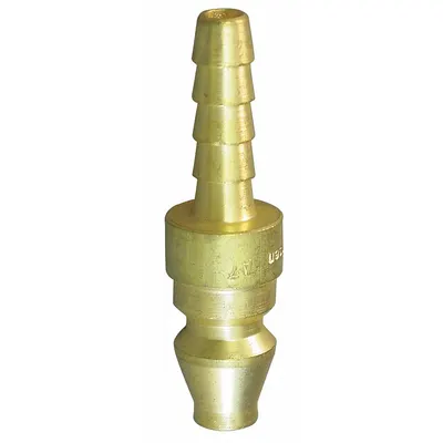 HANSEN Quick Coupler Plug: Hose Barb - Acetylene Hose Quick-Disconnect Coupling Plugs