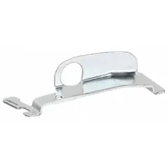 Handle padlock attachment for Square D QOU circuit breakers. Enables locking the breaker handle in the off position to support lockout/tagout procedures in electrical installations.