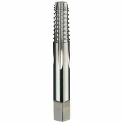 Extension Pipe Tap, 3/8"-18 NPT/NPTF, Plug Chamfer, High Speed Steel, 4 Flutes