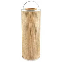 Cartridge oil filter element with cellulose media and spring-reinforced centertube. Overall height 18 in, outside diameter 6 9/16 in. For use in engine oil filtration systems