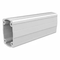 Aluminum support arm tubing, 2000 mm length, designed for pendant arm systems. Includes screws for restricting rotation range. Used to support and position equipment in industrial workstations and manufacturing environments.