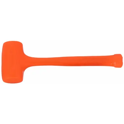 STANLEY Dead Blow Hammer: Steel Handle, 2 5/8 lb Head Wt, 2 1/2 in Hammer Face Dia - Standard Dead-Blow Hammers
