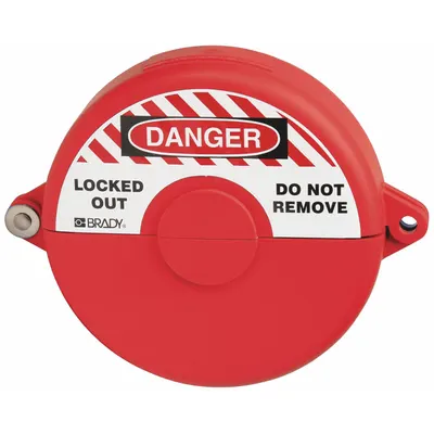 CONDOR Gate Valve Lockout: For 2 1/2 in Max Hand Wheel Dia, For 1 in Min Hand Wheel Dia - Hinged Gate Valve Lockouts