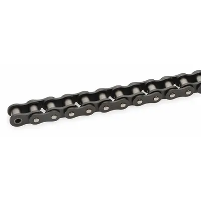 TSUBAKI Roller Chain: Single Strand, 50, 5/8 in Pitch, Steel, 10 ft Overall Lg - Lube-Free Roller Chains