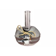 Fiberglass cloth heating mantle for 500 mL round-bottom flasks. 270 W maximum power, 450°C maximum temperature. Requires external controller (not included). Used in laboratory distillation, reflux, and synthesis.